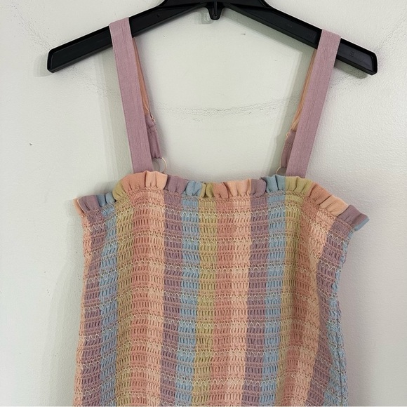 American Eagle Smocked Bodycon Mini Dress Medium - Picture 6 of 12